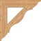 Ekena Millwork Funston Traditional Smooth Bracket, Western Red Cedar, 5 1/2"W x 32"D x 32"H BKT06X32X32FST01SWR - alternate 2